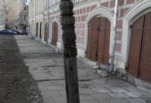 Последний старый фонарь на Школьной